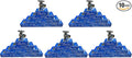 50Pcs EZ-FLUID Heavy Duty Angle Stop Valve,1/4 Turn Water Shut Off Valves 1/2" Nominal (5/8" OD) Compression x 3/8"OD Outlet,Metal Handle Shut-off Valve For Water Pipes,For Sink,Toilet,Faucet Valve