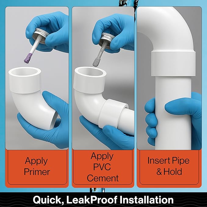 Swimables 2 Inch PVC Street Sweep 90 - Schedule 40 Pipe Street Elbow, Long 90° Connector for Pool Fittings, High-Flow Spa Plumbing & Waterway Systems Installations - Durable PVC Pipe Elbow (2 Pack)
