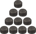10 Pack 3/4 inches Cap Malleable Cast Iron Pipe, Industrial Pipe for Threaded Black Pipes and Fittings, DIY Steampunk Industrial Vintage Style.