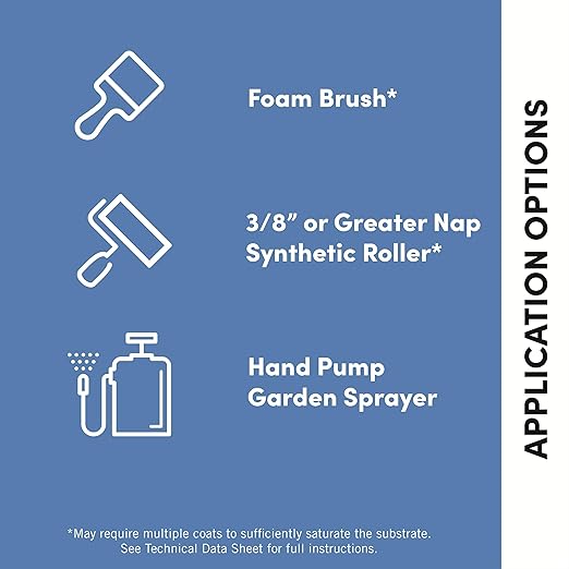 Rainguard Water Sealers Concrete Sealer, Penetrating Protection Against Water and Salt Damage, for All Concrete Surfaces, Silane/Siloxane Waterproofer, Natural Finish, Makes 5 Gallons