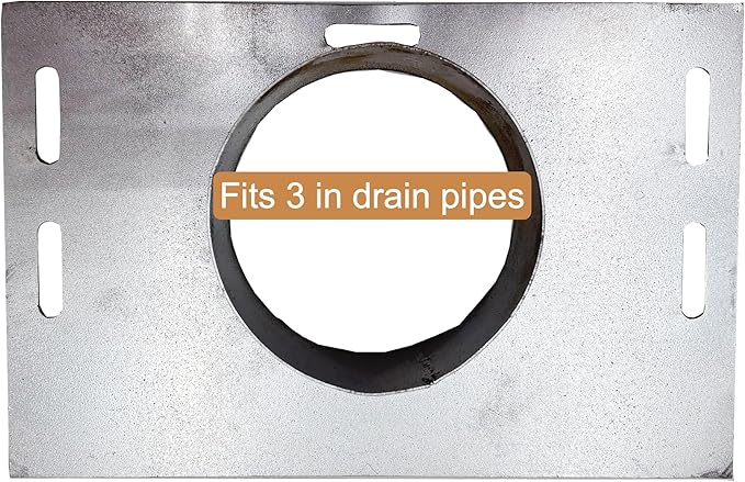 304 Stainless Steel Channel Drain End Outlet 9” Height for 3” Pipe