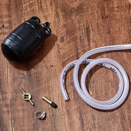 3 Inch Inflatable Pipe Plug Sewer Test Plug with 39.37 Extension Hose Rubber Plumbing Test Balloon for Sewage Pipeline Inspection