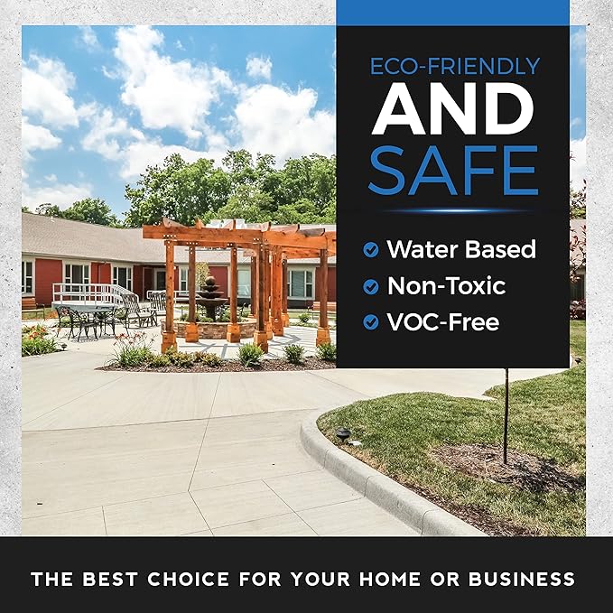 1 Gal. AQUA-X 11 Clear Penetrating Concrete Sealer & Stone | Natural Finish | Professional Grade | Indoor & Outdoor | Fast Dry and Long Lasting Protection