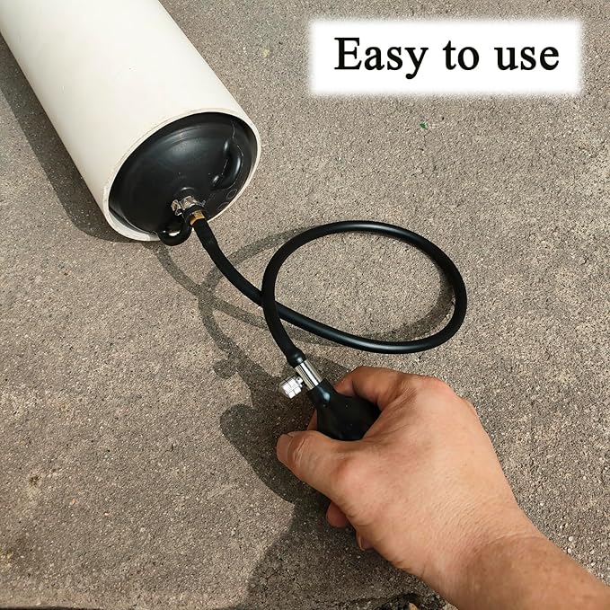 Sewer Test Plug,Test Plug Plumbing,Inflatable Pipe Plug,Inflatable Pipe Plug Balloon Plug,Self-contained Hand Inflatable Ball. (6 inches)