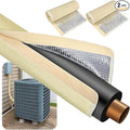 HVAC Copper Pipe Insulation Cover, 2Pcs 600D Oxford AC Pipe Insulation Cover Outdoor Flexible Air Conditioner Line Insulation Sleeve for Central Air Conditioning Mini Splits, Khaki 72x10.2 in