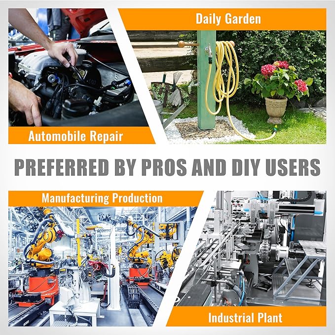 68Pcs Brass Compression Tube Pipe Fittings,Air Nylon Tubing Fittings Assortment Kits 1/4" 1/8" 3/8" 1/2" 5/8" Union/Tee/Elbow/Straight Connector for Industrial Use or Trucks Trailers