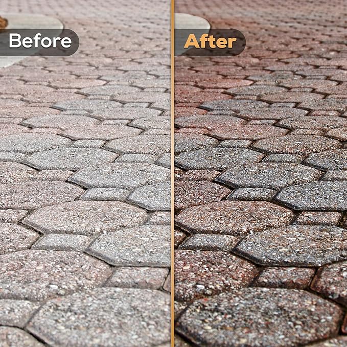 DOMINATOR LG+ Low Gloss Concrete & Paver Sealer 5 Gal | Professional Grade Wet Look, Water-Based Acrylic Sealer | Long-Lasting Protection for Driveways, Patios & Walkways