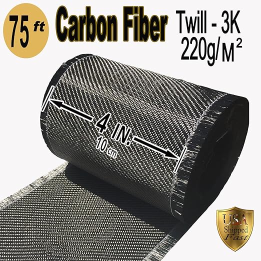 75 ft - Carbon Fiber-Basement Wall Crack Repair Kit - Carbon Fiber Foundation Wall Repair - Easy to use Includes Instructions