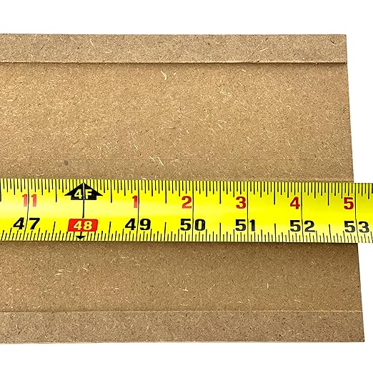 Rocksplicer Drywall Backing Board, Eliminate Ugly Butt Joints, 10-Pack, Made in The USA, 53" Premium MDF, Faster Flush Drywall Finishing, Splicer Board.