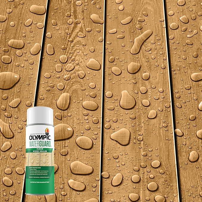 Olympic WaterGuard 11 oz. Clear Exterior Waterproofing Wood Sealer Spray