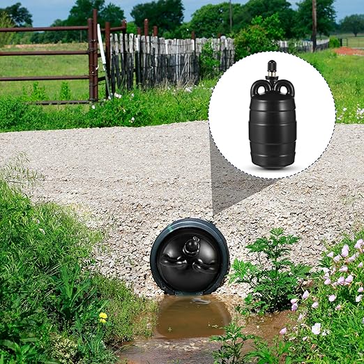 2 Inch Inflatable Pipe Plug Sewer Test Plug with 39.37 Extension Hose Rubber Plumbing Test Balloon for Sewage Pipeline Inspection