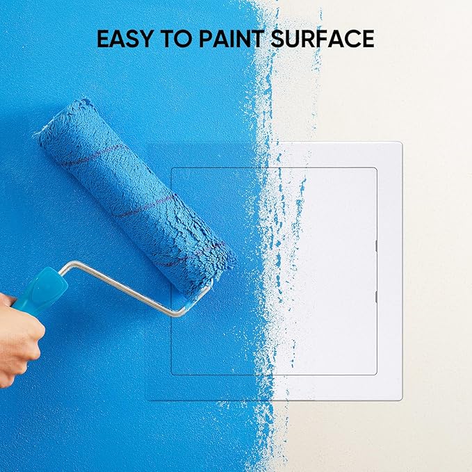TICONN Access Panel for Drywall, 14 x 14 Inch ABS Plastic Wall Hole Cover Access Doors, Easy Install Plumbing Wall Panel for Drywall, Ceiling, Wiring and Cables