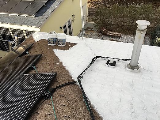 Rexoseal 2000 Waterproofing Roof Sealant - Liquid Rubber Coating System - Metal Roofs, Wood Roofs, Asphalt Shingle Roofs, Rubber Roofs and Rolled Roofs - Gray, 5 Gallon