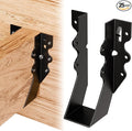 50 Pcs Black 2x6 Joist Hangers for Wood, Rafter Brackets, face Mount Joist Hangers, Hurricane Ties 2x6 Brackets for Shed/Barn/Coop/Porch/Truss, Structurally Sound and Aesthetically Pleasing