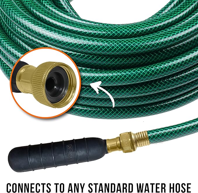 DrainX Hydro Pressure Drain Cleaning Bladder - Fits 1" to 3" Drain Pipes - Unclogs Stubborn Blockages in Bathroom Sinks, Shower Drains, Bathtubs, Plumbing Pipes