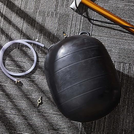 Inflatable Pipe Plug Sewer Test Plug Rubber Plumbing Test Balloon for Sewage Pipeline Inspection(24 Inch,with 39.37 Extension Hose)