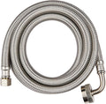 EFIELD Appliance Accessories Dishwasher Hose with 90 Degree FGH Elbow, 6 Feet Length, Water Supply Line, Premium Braided Stainless Steel,(HOSE011)