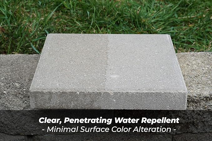 Concrete Sealer - Deep Penetrating Water Repellent, Silane Siloxane - 2.5 Gallon