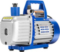 VIVOHOME 110V 1/2 HP 5 CFM Dual Stage Rotary Vane HVAC Air Vacuum Pump with Oil Bottle