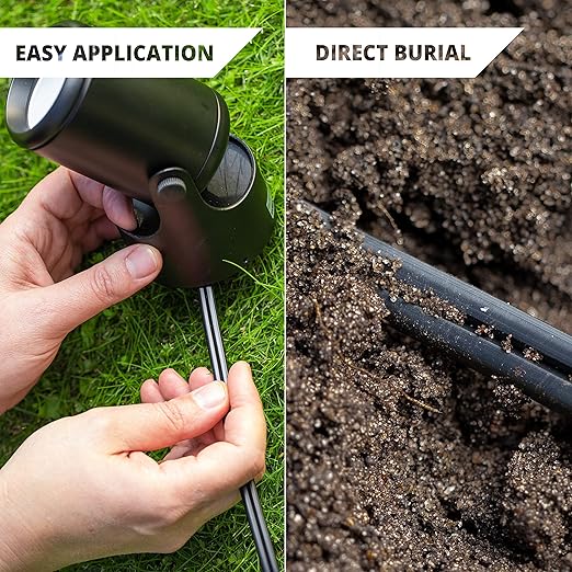 Wirefy 16/2 Low Voltage Landscape Wire 50 ft | Low Voltage Landscape Lighting Wire | Pure Copper | Outdoor Direct Burial | 16-Gauge 2-Conductor 50 Feet | UL Listed