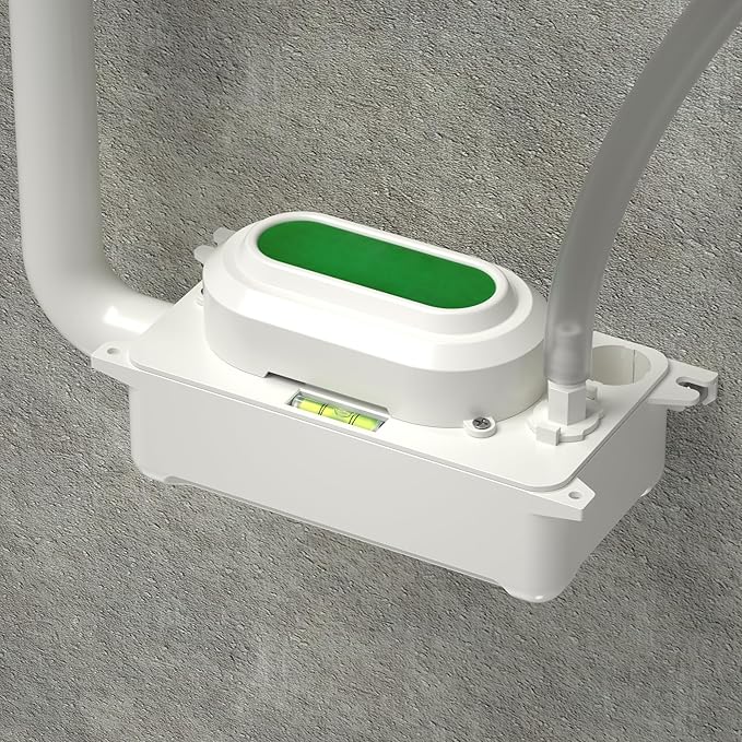 110V 0.6L Water Tank Condensate Pump, 6.6ft Lift Drain Pump for Ice Maker, 100L/H Flow, Commercial Ice Maker Drain Pump, Auto On/Off