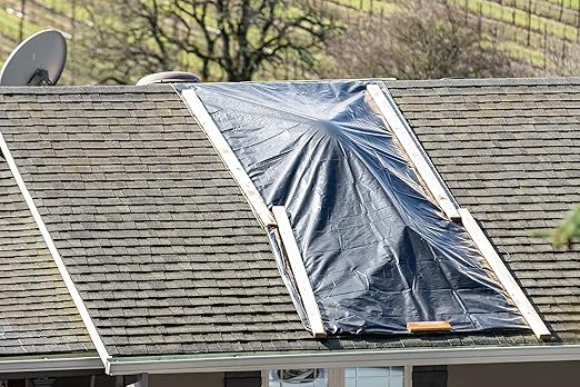 Aluf Plastics Black Plastic Sheeting - 20' x 100', 6 MIL Heavy Duty Gauge - Vapor and Moisture Barrier Sheet Tarp/Drop Cloth for Greenhouses, Painting, Furniture Covers, Carpet Cover, Floor, Paint