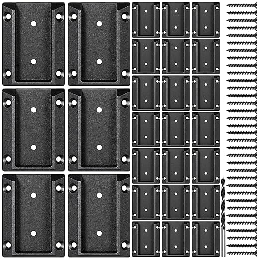 60pcs ADC-12 Aluminum Deck Railing Bracket, Deck Railing Connectors for 2"x4" (Actually 1.5"x3.5") Wooden Deck Railing Post to Handrail Connection (Black)