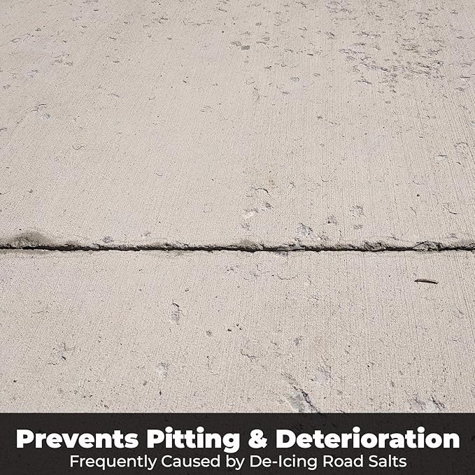 All Purpose Brick Stone & Concrete Sealer - Transparent Penetrating Waterproof Coating for Outdoor Masonry Surfaces - 2.5 Gallon
