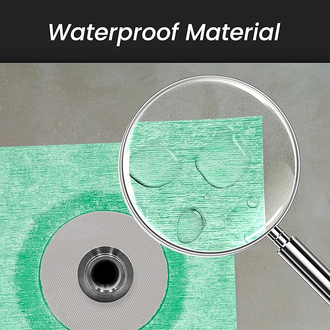 Repa Market 'Hidrotape T' 3" to 4" Waterproofing Sleeve - Pipe Seal - Pipe Wrap - Waterproofing Material for Shower/Bathroom/Drain Pipes - Fabric Base with Rubber Polymer Guard