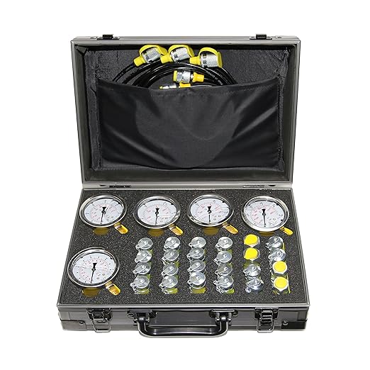 XZT 60P Hydraulic Pressure Test,Pressure gauges Set, mini Hydraulic Hose Set, Test Coupling Set,Repair Tools for USA Brand Excavator Construction Machinery