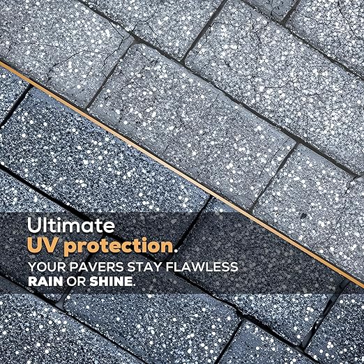 5 Gal. DOMINATOR SG+ Clear Acrylic Sealer | High Gloss Paver Sealer | Wet Look, Color Enhancing | Professional Grade | Concrete Pavers and Decorative Concrete | Fast Dry | Driveway, Patio and Walkways